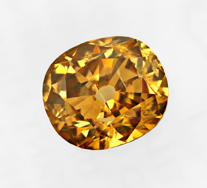 Foto 2 - Cushion Diamant 0,70ct Fancy Deep Brown Orange GIA, D6836