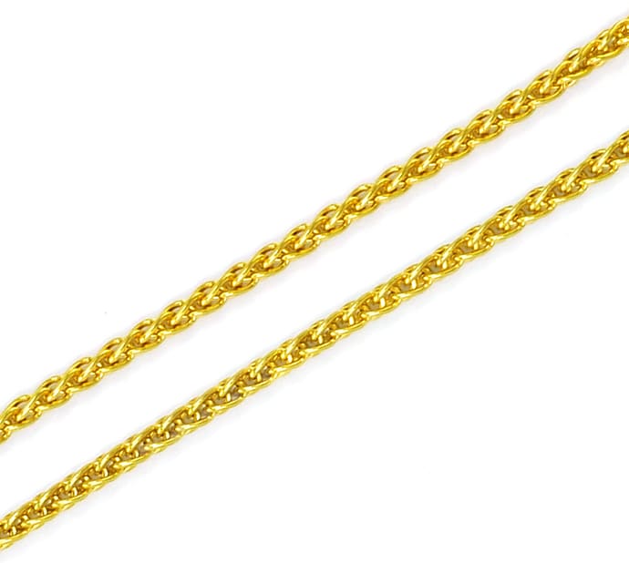 Foto 2 - Schicke Zopfkette Goldkette 54cm 18K Gelbgold, K3408