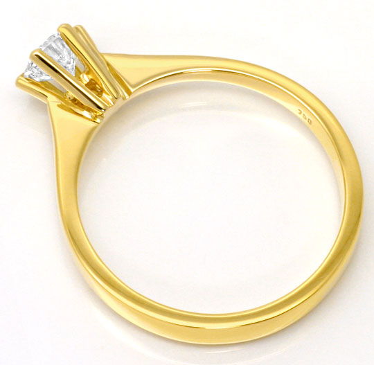 Foto 3 - Brillant-Krappen Gold-Ring Solitär 0,39ct Top Wesselton, R4606